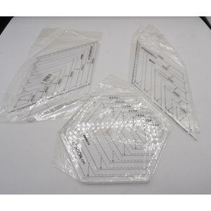 3 Templates for Multi Size 60° Diamond,45° Diamond & Hexagon